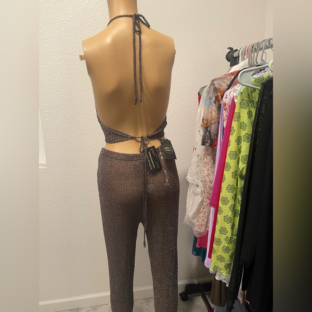 Metallic pant set - Picture 3 of 7